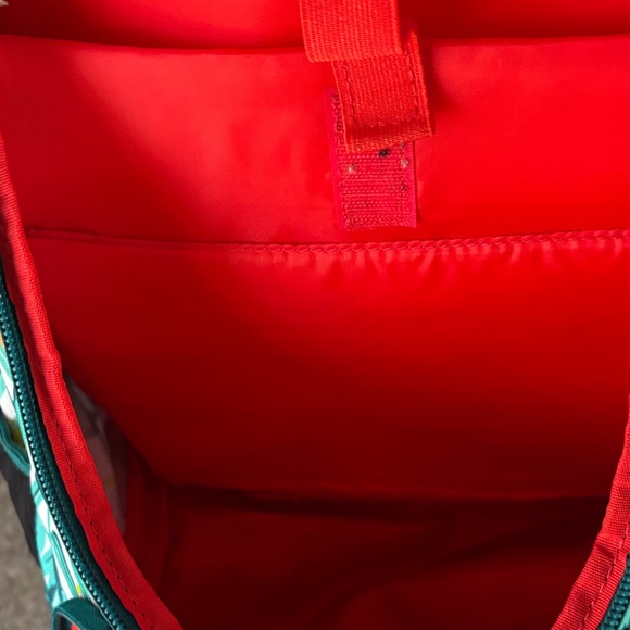 Embark Jartop Elite Backpack in a teal tropical floral print. - Picture 7 of 10